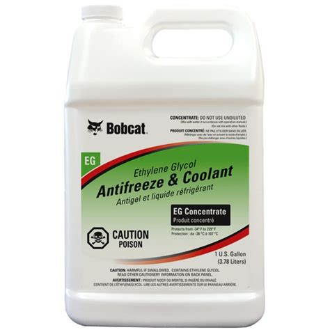 bobcat skid steer coolant|bobcat antifreeze and coolant sds.